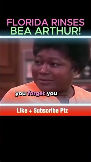 Florida ROASTS Bea Arthur with Greatest Clapback in TV History?! #classiccomedy #1970s #blackhistory