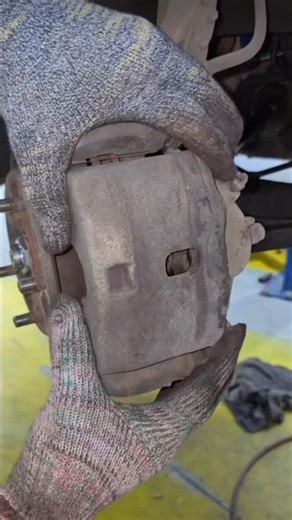 installing new brake pads #shortsfeed #automobile #carmaintenance #usa