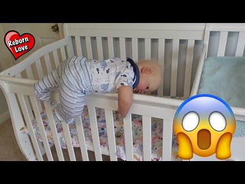 Reborn baby Climbs out of Crib