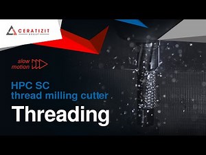 Threading in Slow Motion | HPC SC Thread mill