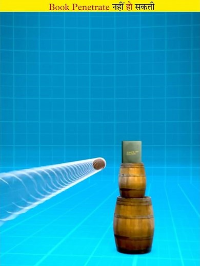 Can a bullet penetrate a book?