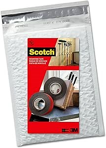 Scotch-Mount Double Sided Mounting Tape Heavy Duty, Extreme Mounting Tape, 2 Rolls, 1 in x 60 in (5ft per roll), Our Strongest Tape for Our Toughest Jobs, Uses 3M Industrial Adhesive (ET-414-2NA)