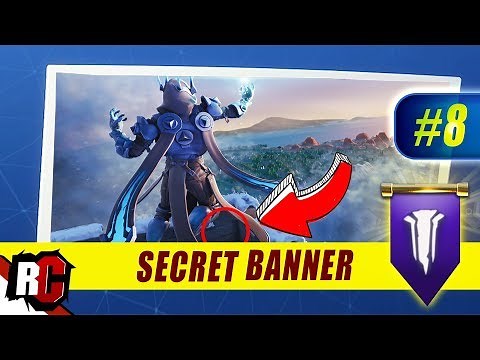 Fortnite | WEEK 8 Secret Banner Location (Season 7 Week 8 Loading Screen / Snowfall Skin)