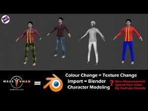 Makehuman To Blender 3d Character, Modeling, Colouring, Texturing, Export, Import | Day Sun |