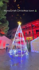 The Opening of Mansourieh Christmas town 🎄🎅 #lebanon #mansourieh #christmastown #chirstmasvibes #christmasseason #parade | Eyes of Lebanon