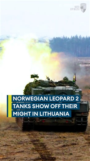 2.9K views · 49 reactions | Norway’s Leopard 2 tanks showed off their destructive firepower as they took to the ranges for a live firing exercise  The tanks are in Lithuania as part of Nato’s enhanced Forward Presence battlegroup   Watch here ⬆️ #Norway #NorwegianMilitary #norwegianarmy #Leopard2 #leopard2tank #tank #NATO #Nato #Lithuania #livefiringexercise #livefiring #exercise #drills #training #forcesnews #news #journalism | Forces News | Facebook