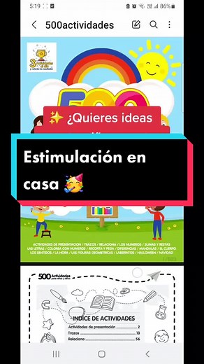 Estimulación y aprendizaje para niños en vacaciones