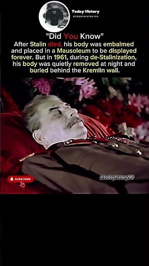 Stalin's Secret Burial: The End of a Cult of Personality#history#JosephStalin#shorts