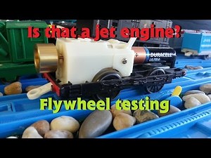 Trackmaster Diesel with brass flywheel custom mod test using Mr.Motorman.