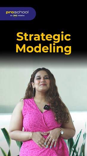 IMS Proschool on Instagram: "📈 Think beyond numbers! ✨ This Reel simplifies Strategic Modeling – what it is, why businesses use it & the key elements 🚀 Master it to plan smarter decisions & long-term growth 🔑 Have you explored this skill yet? 🤔 #StrategicModeling #FinancialModeling #BusinessStrategy #FutureReady"