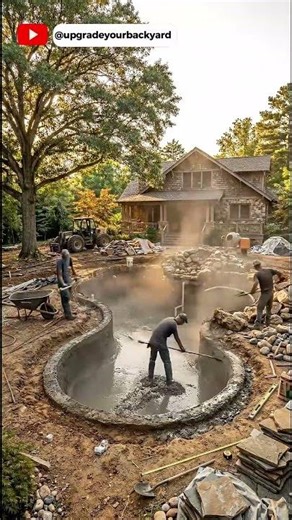 Insane Backyard Resort: Family Pool Makeover ✨#diyprojects #backyardmakeover #timelapse