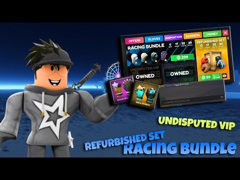 BRAND NEW UNDISPUTED VIP GAMEPASS , RACER BUNDLE AND REFURBISHED SET | Roblox Boxing Beta