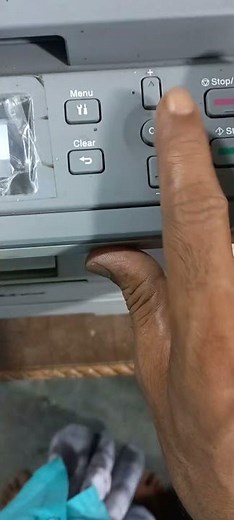 How to Adjust LCD contrast in Brother DCP7500D printer