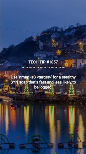 Nmap Stealth Scan Trick | 2025-12-28 | #Shorts #codinghacks #dotKey #productivityhacks