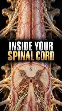 The hidden system in spinal cord#humanbody #science #anatomy SpinalCord #HumanAnatomy #NervousSystem