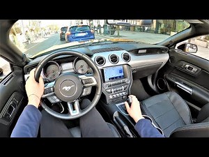Ford Mustang GT-Convertible 5.0l V8 460HP - POV Test Drive & Fuel consumption check