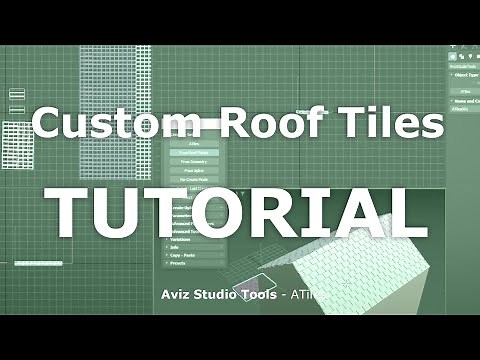 TUTORIAL: Custom Roof Tiles with ATiles v2.64 and 3ds Max 2024