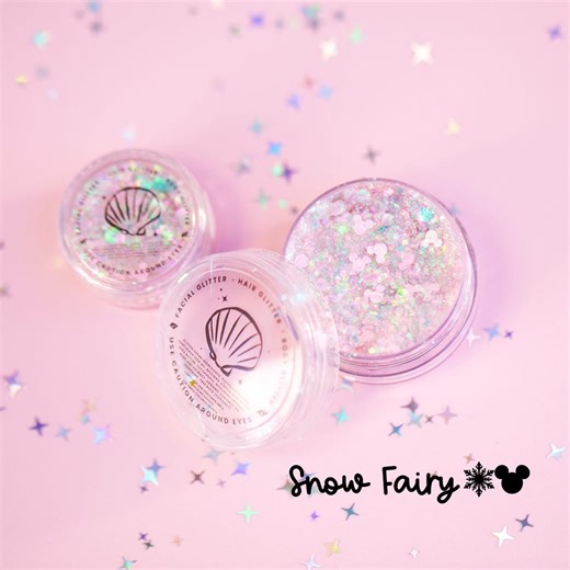 Body Glitter: Snow Fairy With Snowflakes and Mouse Shaped Glitter - Etsy