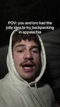 We lowkey forgot to check the weather app #appalachia #fyp #trending #viral #camping