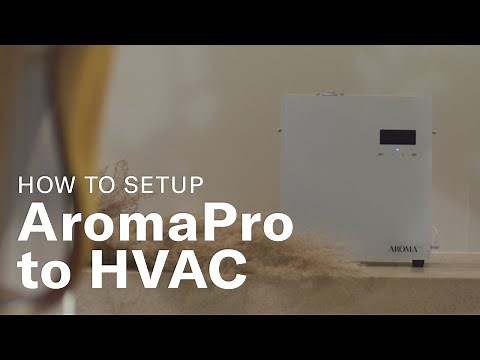 How to set up AromaTech AromaPro Nebulizing Diffuser to HVAC