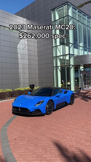2023 MC20 has some cool new features 🔱💙 #maseratiguy #maseratimc20 #coolestcar #mc20 #supercartiktok #tiktoksupercars #bestcars #expensivecar