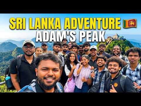 Climbing Adam's Peak at Midnight 🌙 | Epic Sunrise with Friends 🌄