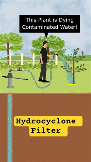 Filtering Borewell Water With Low Cost Hydrocyclone Filter