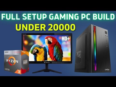 Full Setup Gaming PC Build Only 20000/-🔥| Ryzen 3 3200G, RGB Keyboard | Ryzen 3 3200G PC Build