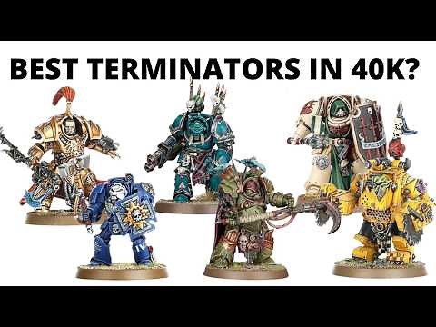 Ranking EVERY TERMINATOR UNIT in Warhammer 40K