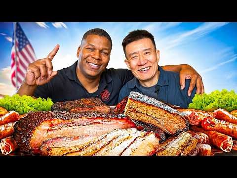 Asian Dad Tries Texas BBQ for the First Time