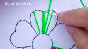 144K views · 6.6K reactions | Hand Embroidery Very Unique Decorative Needle Work Flower Design With Easy Sewing Stitch Tutorial Video Link: https://youtu.be/U-CkzxMK4LA Channel Link: https://www.youtube.com/channel/UCiiS7QtwwmnILAQ169cC1aw #flowerstitch #stitch #beginner #handstitched #handstitch #flowers #diycrafts #flowerembroidery #tutorial #embroidery #handembroidery #diy | Crafts & Embroidery | Facebook