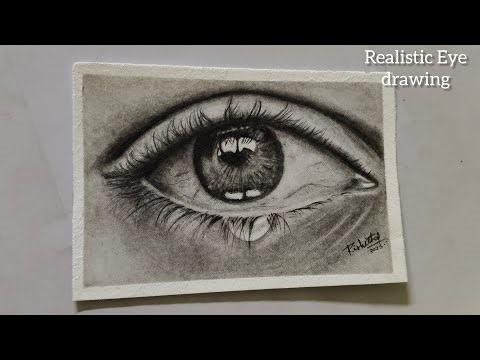 Realistic Eye drawing||eye pencil drawing|| drawing tutorial step by step