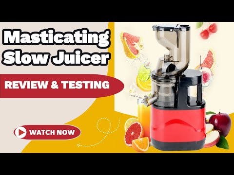 Best Masticating Slow Juicer Machine for Fruits and Vegetables Unboxing and Review
