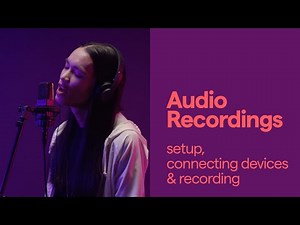 AUDIO RECORDINGS - Setup, Connecting Devices and Recording