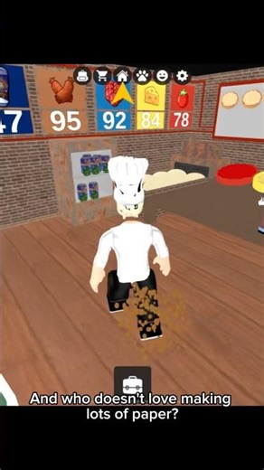 Roblox Fast Food Restaurant Owner #roblox #shorts #food