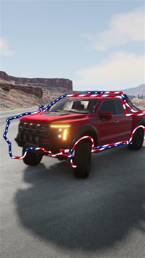 POV: Only 1% Can Сatch This F-150! 5000 HP Ford Shredding Tires! #Shorts #BeamNG #Pause Challenge