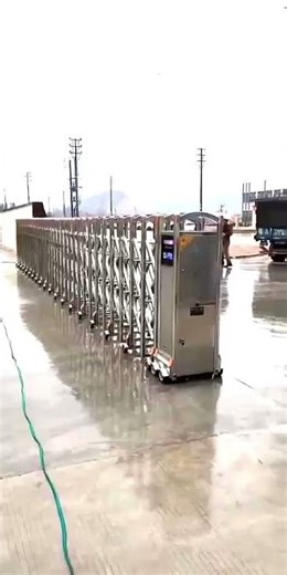 Rain-Ready & Unshakable: Our Trackless Telescopic Door Thrives on Slippery Ground