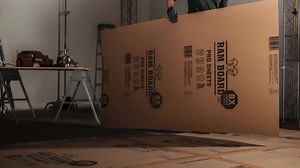 3.1K views | Out with the old, in with the new. Swap your old Builder's Paper for 8X thicker Ram Board Pro Sheets. Pro Sheets lay out fast, flat, seam together quickly, and are easier to cut and customize to your jobsite than standard hardboard or plywood. | Ram Board | Facebook