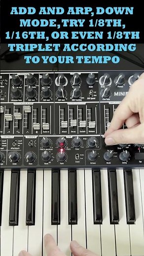 Make an Amazing Melodic Arpeggio on Any Synth #sounddesign #synthesizer #arpeggios #shorts
