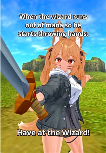 Wizard Fights When He Runs Out of Mana