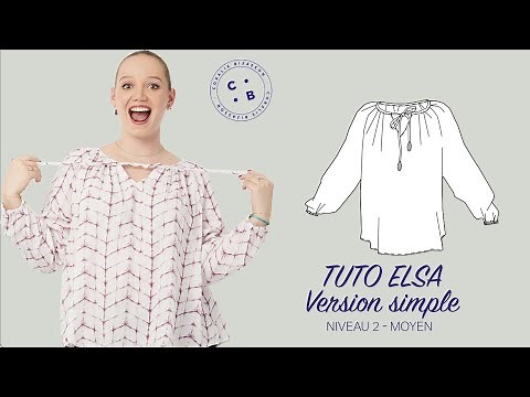 Elsa, step-by-step tutorial (simple blouse version)