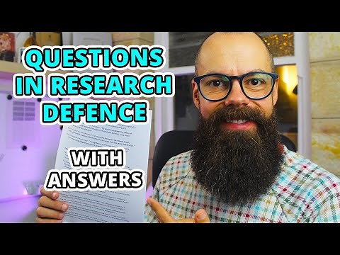 Common Research Defense Questions | Uncovering the Answers to the Toughest