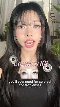 the ONLY guide you’ll ever need for COLORED CONTACT LENSES