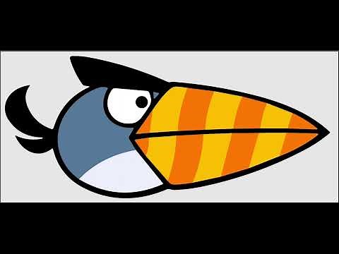 Unused Angry Birds Space Character: Space Hal AKA Drill Bird