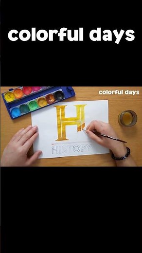 HISTORY logo painting