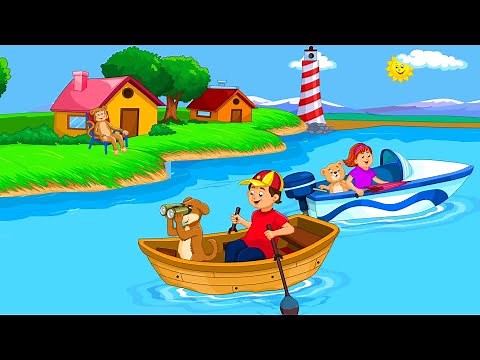 Float, Float, Float. Boat Song | Nursery Rhymes By Kidloland Toddler