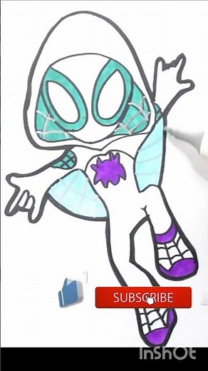 How to Draw Spidey and His Amazing Friends Spin #coloringadventure #spideyandhisamazingfriends