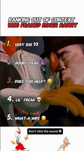 Ranking Who Framed Roger Rabbit Moments! 🔥