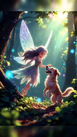 कहानी : परी और डॉग एक छोटी परी रोज़ जंगल में उड़कर खेला करती थी