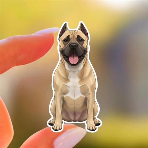 Kawaii Fawn Cane Corso Sticker – Waterproof Laptop Decal - Etsy